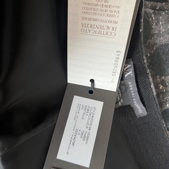 Armani Exchange Tweed A-line Coated Wool Blend Polka dot Pleated Gray Skirt - Picture 10 of 13